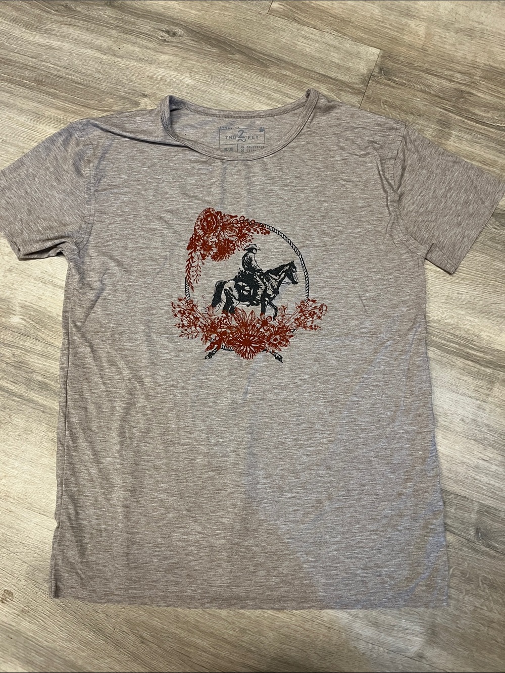 The Z Supply Women's Short Sleeve Graphic Tee - Heather Taupe